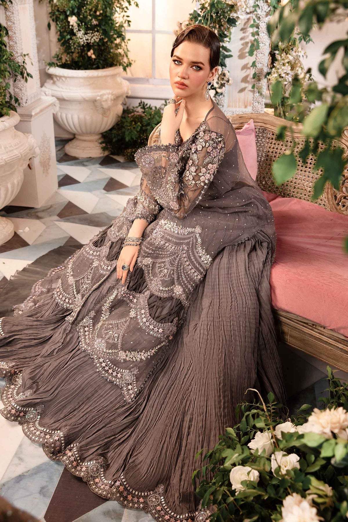 Maria B | Embroidered Formals 24 | Organza Suit | BD-2902