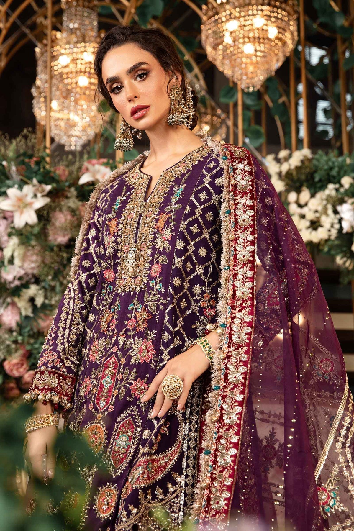 Maria B | Embroidered Formals 24 | Organza Suit | BD-2903
