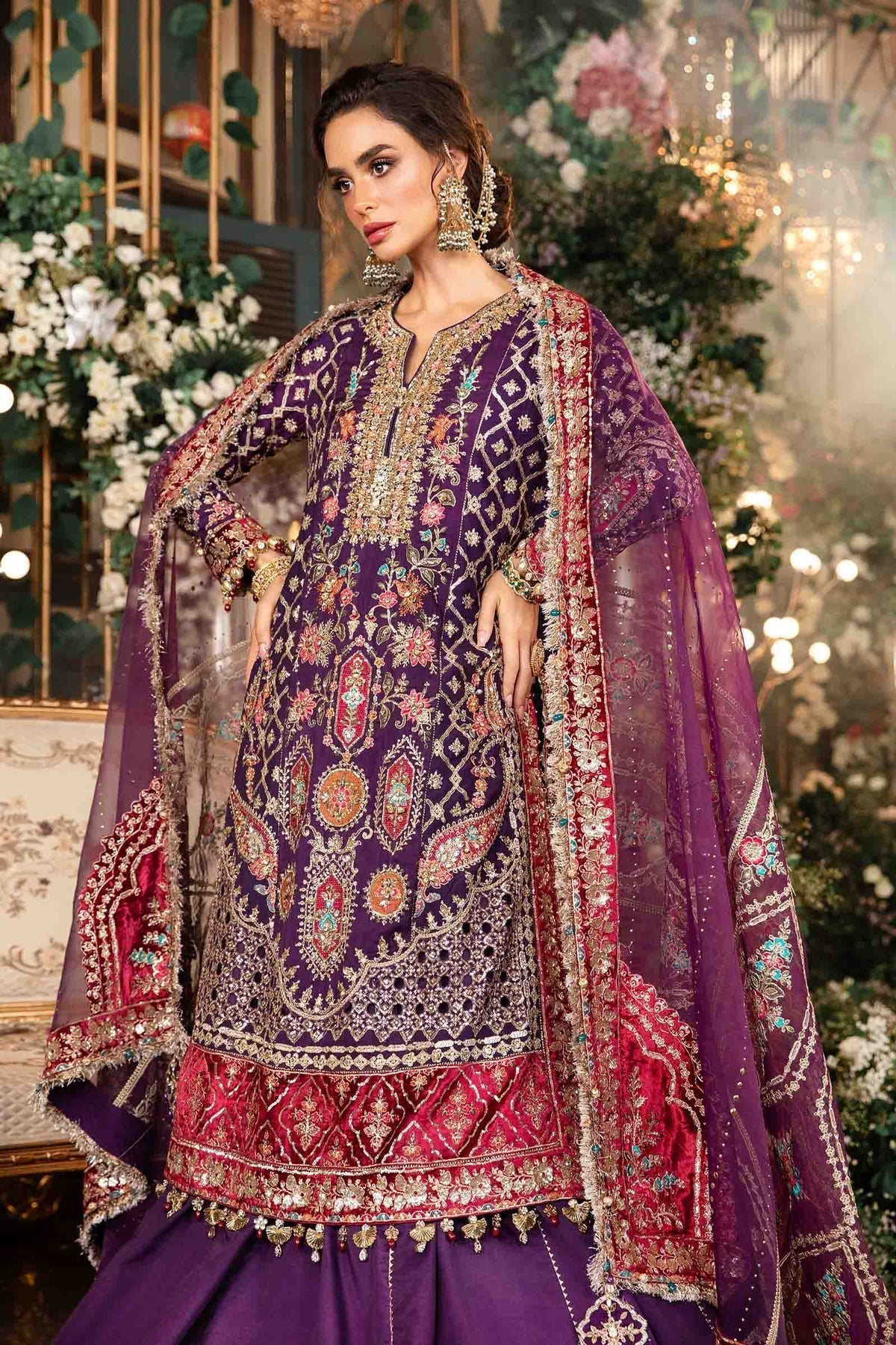 Maria B | Embroidered Formals 24 | Organza Suit | BD-2903