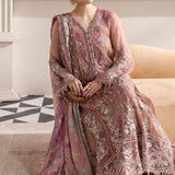 Maria B 3 Piece Embroidered Chiffon Suit | MPC-25-105 