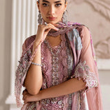 Maria B 3 Piece Embroidered Chiffon Suit | MPC-25-105 