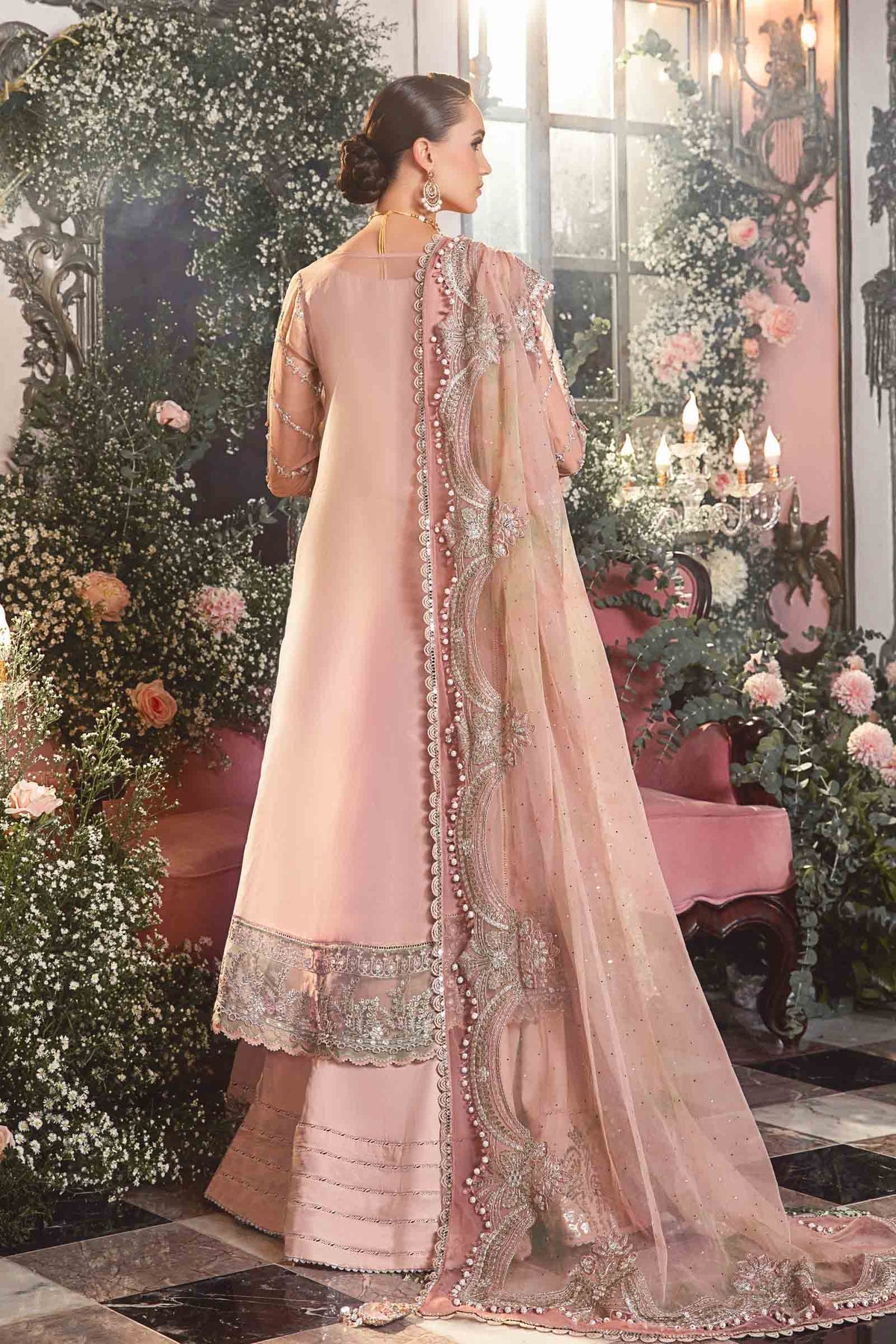 MARIA B-MBROIDERED | Pastel Pink BD-2706