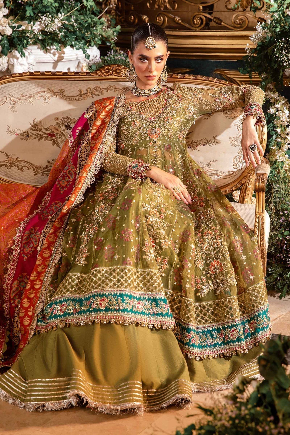 Maria B | Embroidered Formals 24 | Organza Suit | BD-2906