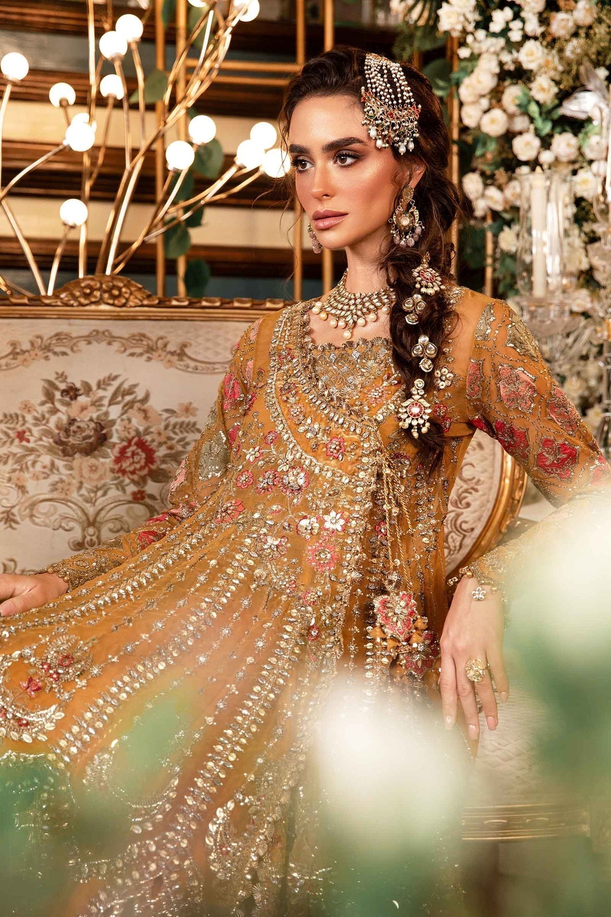 Maria B | Embroidered Formals 24 | Organza Suit | BD-2907