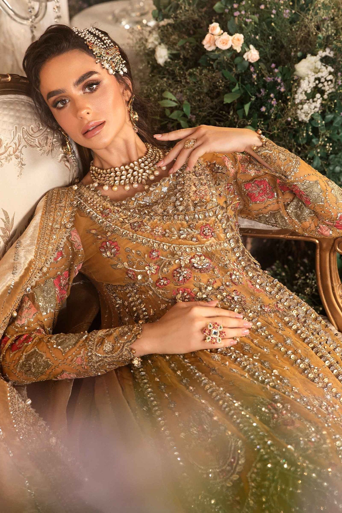 Maria B | Embroidered Formals 24 | Organza Suit | BD-2907