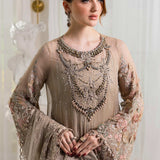 Maria B 3 Piece Embroidered Chiffon Suit | MPC-25-107 