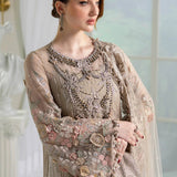 Maria B 3 Piece Embroidered Chiffon Suit | MPC-25-107 