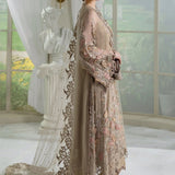 Maria B 3 Piece Embroidered Chiffon Suit | MPC-25-107 