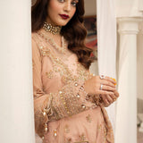 Zarin by Eleshia Embroidered Net 3Pc Suit D-02 Leena