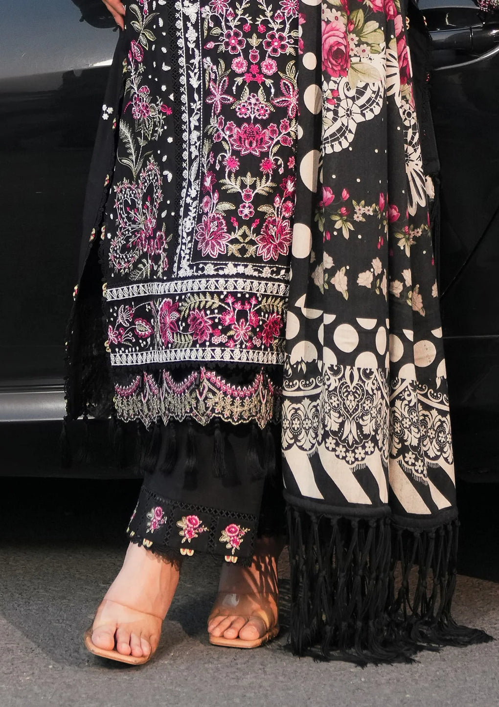 Elaf Premium | Winter Pashmina Shawl Collection | EPW-8B Boundless Dreams