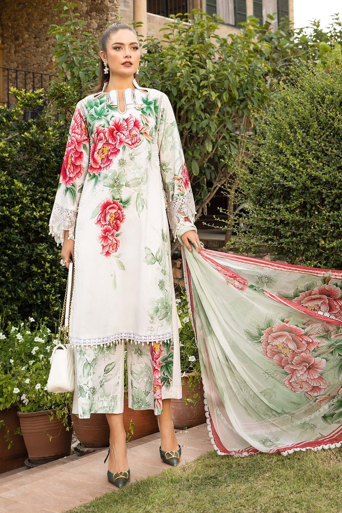 MARIA B DIGITAL LAWN 96040a