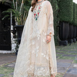 MARIA B EID COLLECTION UNSTITCHED EL-23-01-Cream