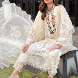 MARIA B EID COLLECTION UNSTITCHED EL-23-01-Cream