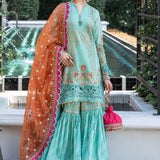 MARIA B EID LAWN COLLECTION EL-23-05-Sea Green
