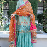 MARIA B EID LAWN COLLECTION EL-23-05-Sea Green