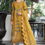 MARIA B EID COLLECTION UNSTITCHED EL-23-06-Mustard