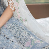 MARIA B EID LAWN COLLECTION EL-23-10-Ice Blue