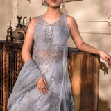 MARIA B Ice Blue BD-2603C MBROIDERED