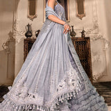 MARIA B Ice Blue BD-2603C MBROIDERED