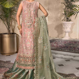 MARIA B Sea Green BD-2607 MBROIDERED