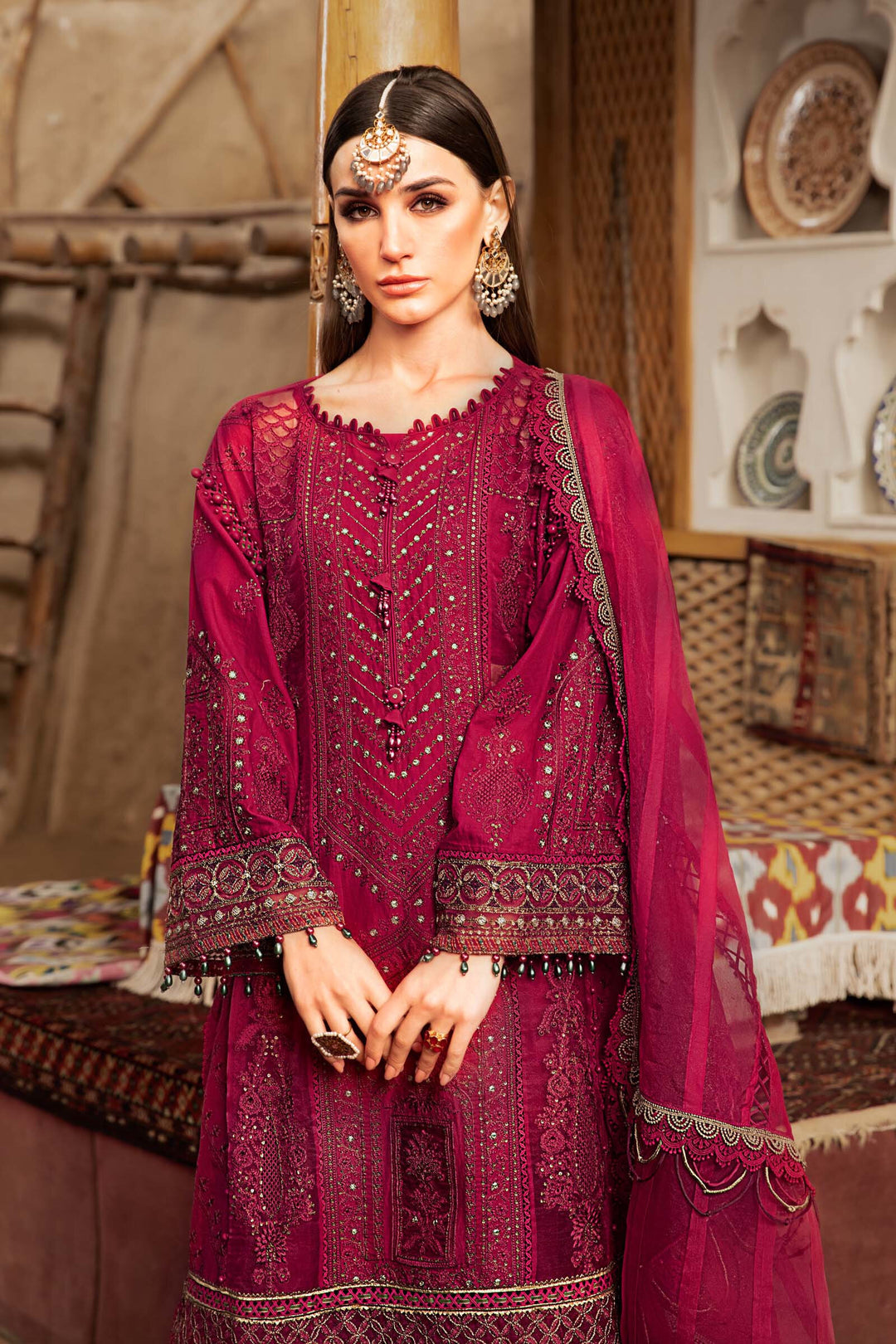 MARIA B EMBROIDED UNSTITCHED LAWN D-2311-B