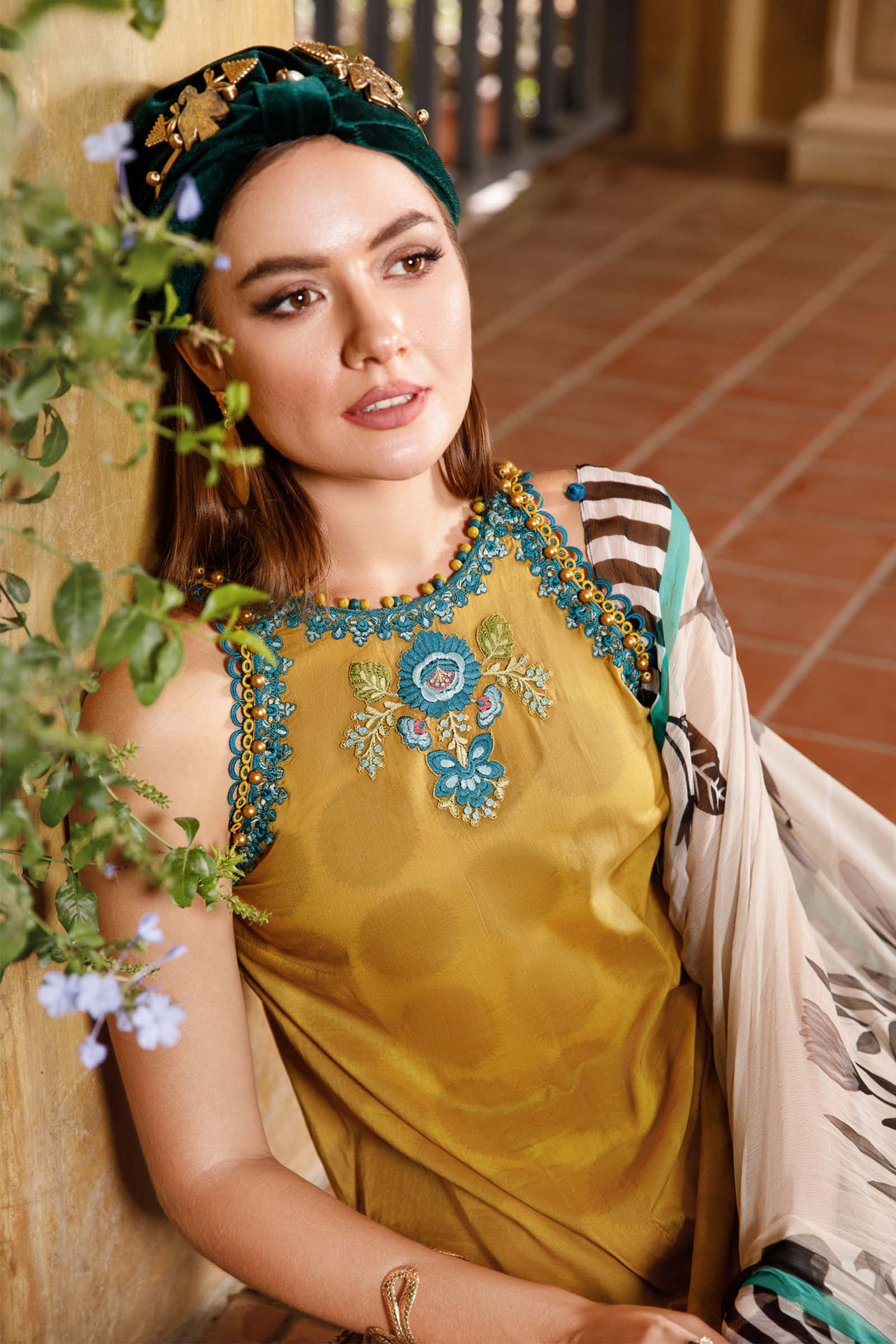 MARIA B PRINTED UNSTITCHED LAWN  MPT-1711-B