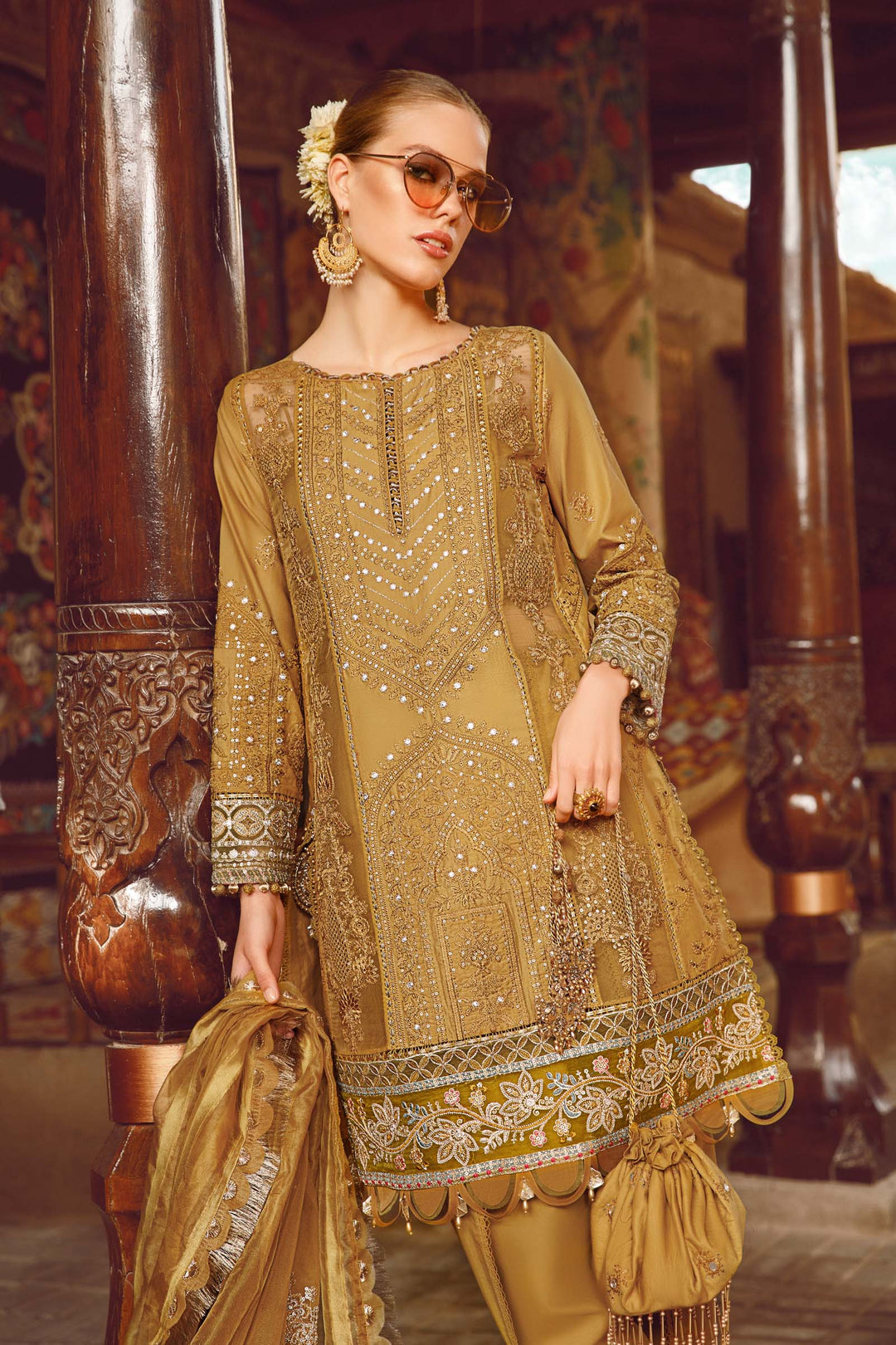 MARIA B EMBROIDED UNSTITCHED LAWN  D-2311-A