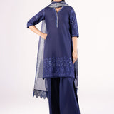 Maria B | Basics RTW | 3 Pc Embroidered Dobby Suit | MB-CS25-137