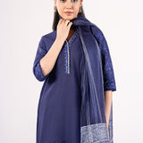 Maria B | Basics RTW | 3 Pc Embroidered Dobby Suit | MB-CS25-137