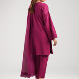 Maria B | Basics RTW | 3 Pc Embroidered Dobby Suit | MB-CS25-138