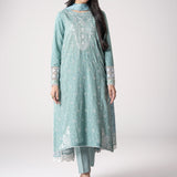 Maria B | Basics RTW | 3 Pc Embroidered Mesh Lurex Dots Suit | MB-CS25-142