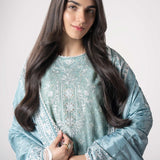 Maria B | Basics RTW | 3 Pc Embroidered Mesh Lurex Dots Suit | MB-CS25-142