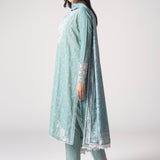 Maria B | Basics RTW | 3 Pc Embroidered Mesh Lurex Dots Suit | MB-CS25-142