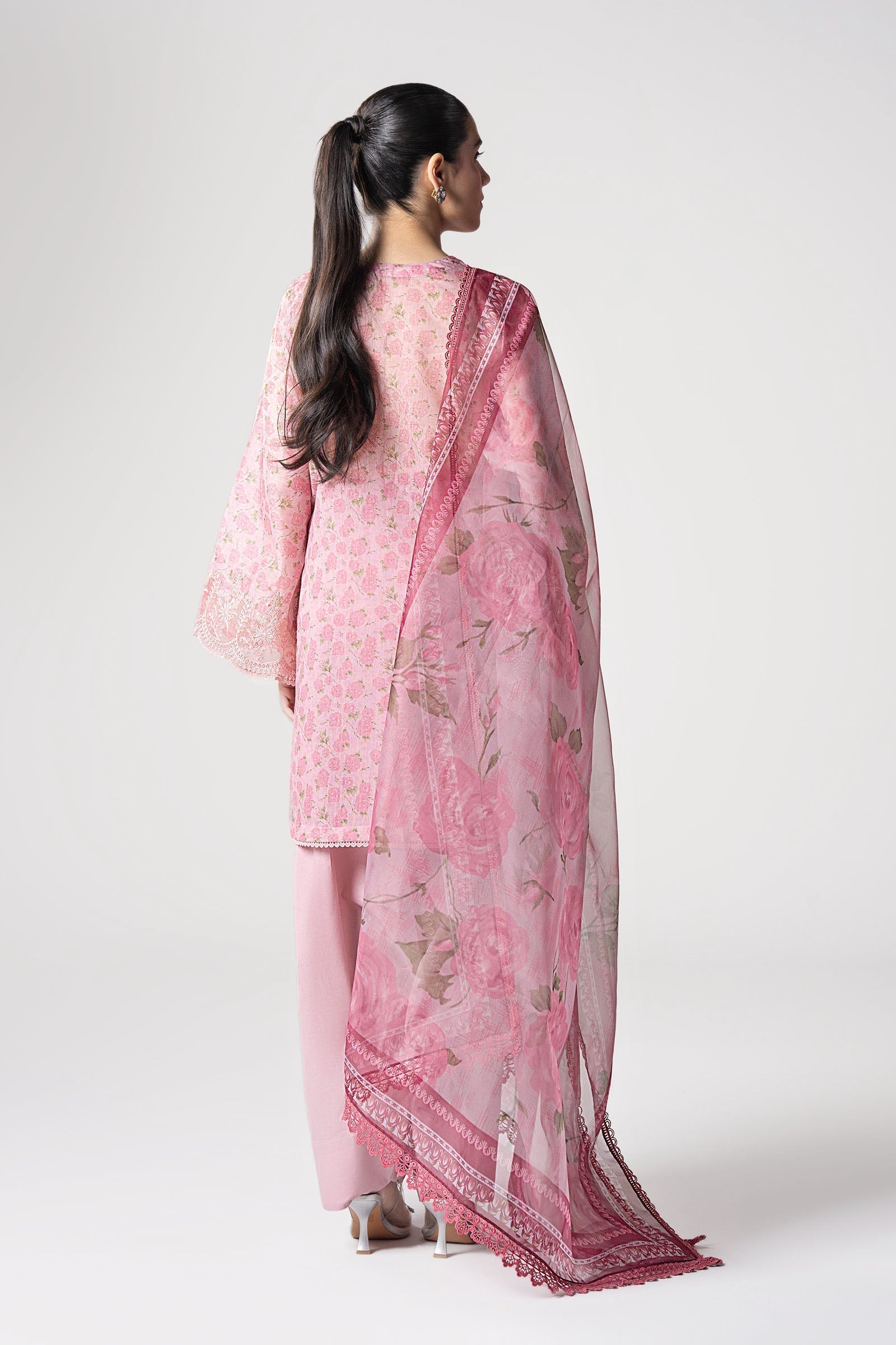 Maria B | Basics RTW | 3 Pc Embroidered Dobby Suit | MB-CS25-145