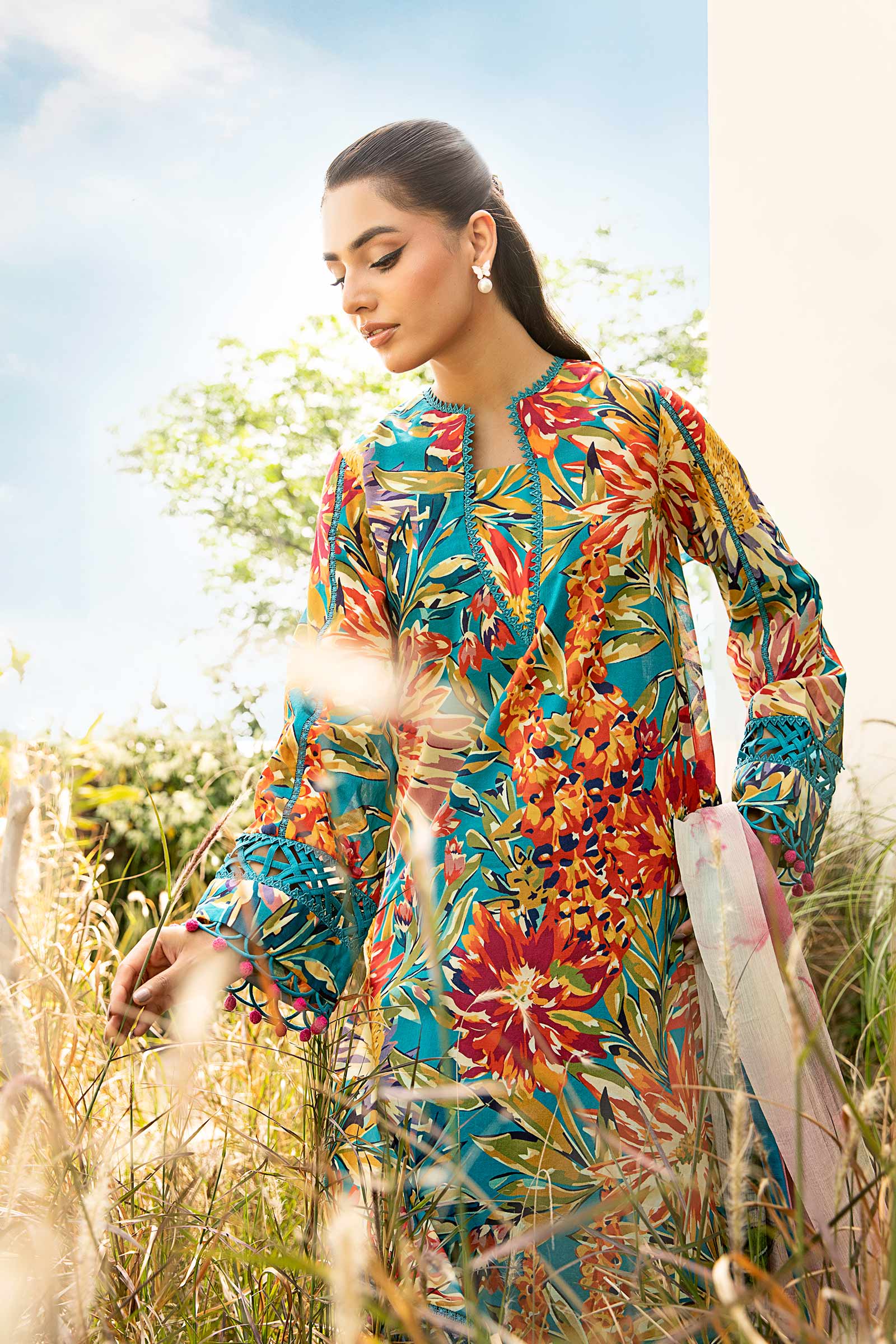 Maria B | Eid Basic Lawn | MB-CUS25-903A