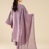 Maria B | Basics RTW | 3 Pc Embroidered Two Tone Silk Suit | MB-FS25-17