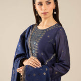 Maria B | Basics RTW | 3 Pc Embroidered Two Tone Silk Suit | MB-FS25-30