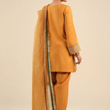 Maria B | Basics RTW | 3 Pc Embroidered Raw Silk Suit | MB-FS25-33