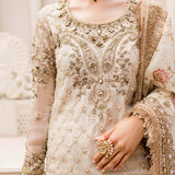 Maria B | Bridal Couture | Ivory Gold MC-906