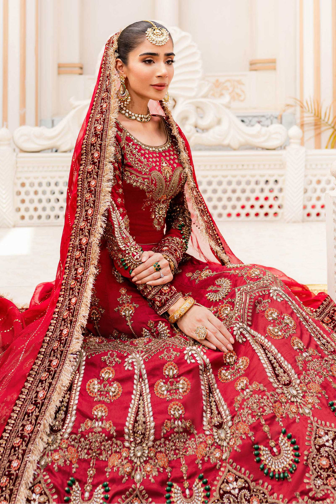 Maria B | Bridal Couture | Deep Red MC-907