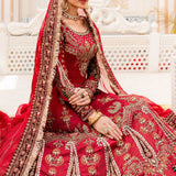 Maria B | Bridal Couture | Deep Red MC-907