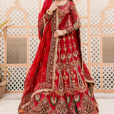 Maria B | Bridal Couture | Deep Red MC-907
