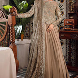 Mushq | Irha Kalidaar Chiffon Pret | HAZEL