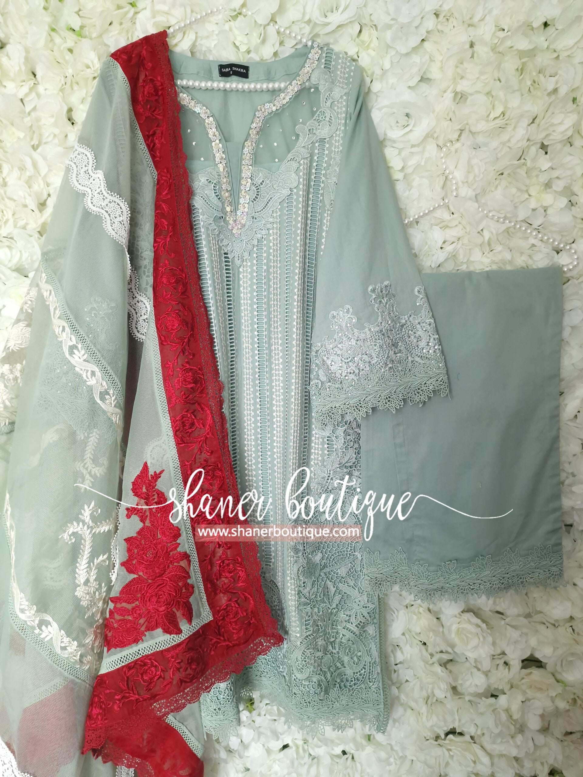 Saira Shakira Luxury pret 4pc suit OPEL (SSH-02) RESTOCKED