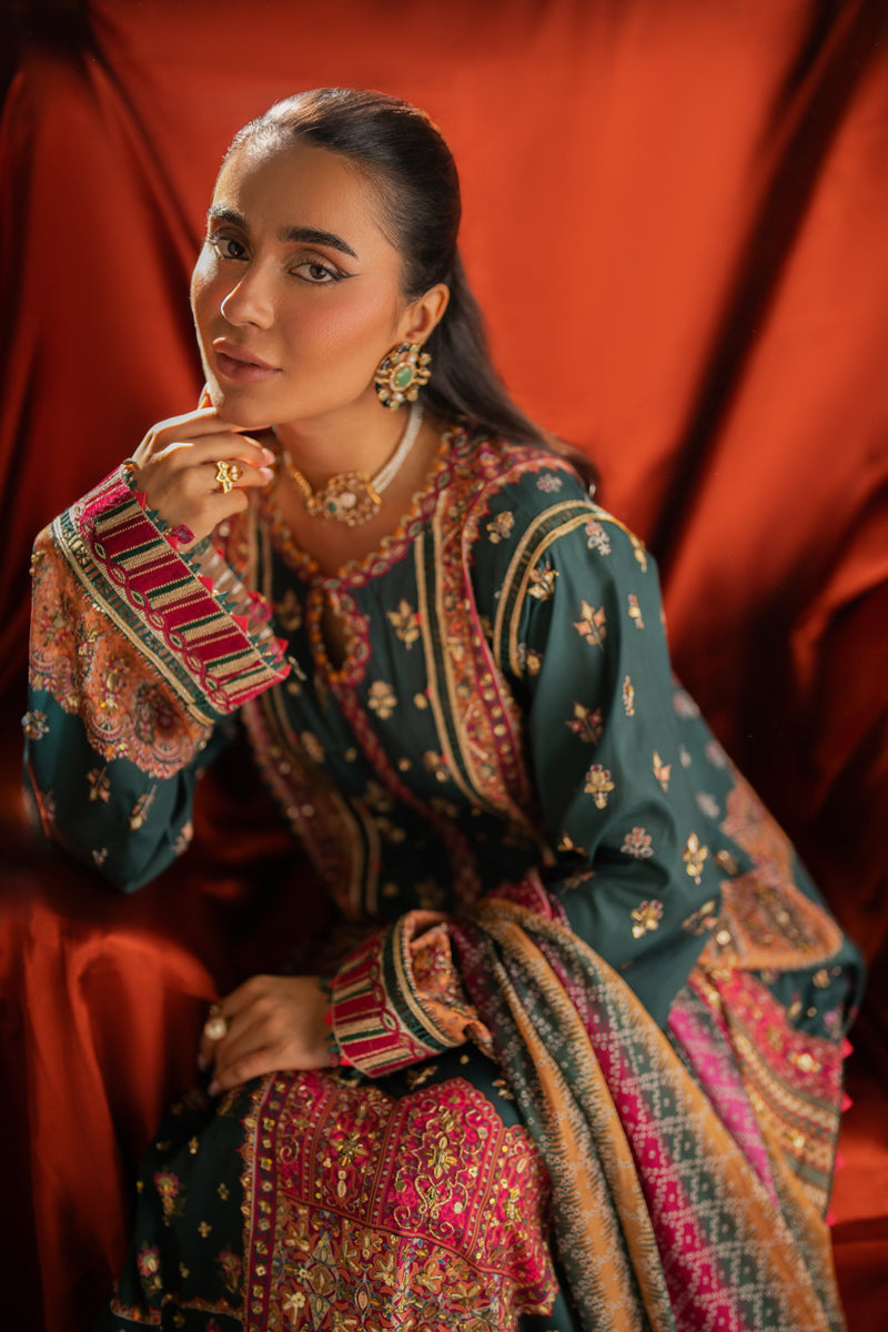 Qalamkar | Luxe Silk |  UA-02 NINA