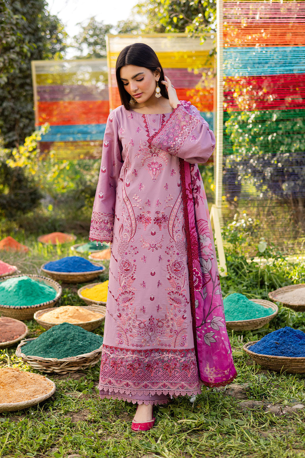 Ramsha | Riwayat Lawn Collection | Y-1209