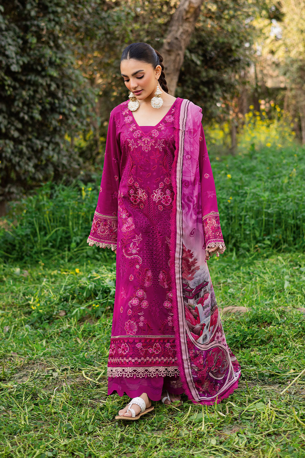 Ramsha | Riwayat Lawn Collection | Y-1202