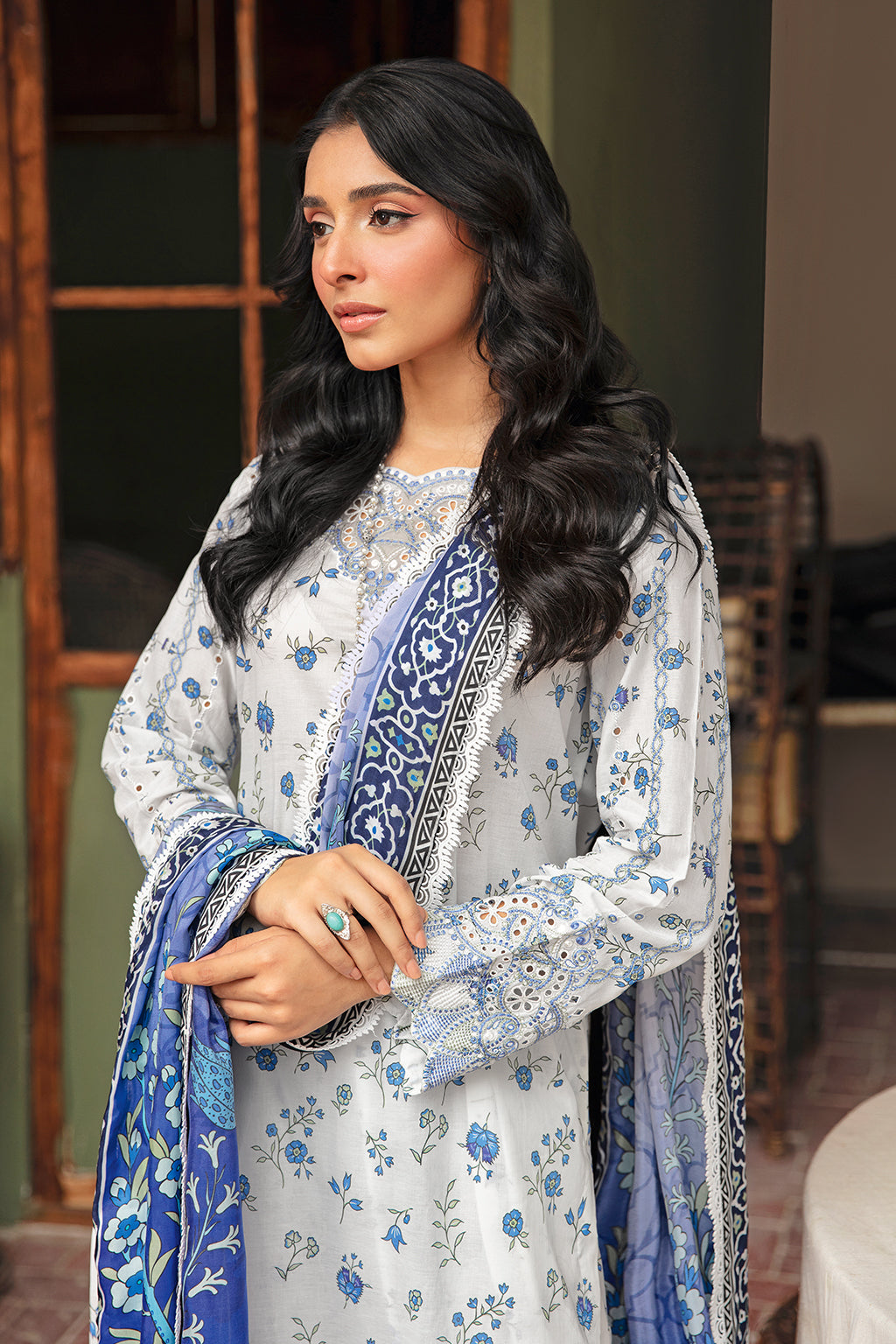 Ramsha | Rangrez Lawn Collection | N-403