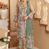 Ramsha | Minhal Organza Collection |  M-1202