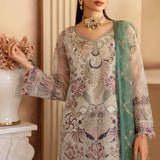 Ramsha | Minhal Organza Collection |  M-1202